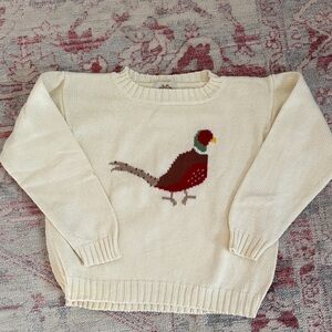 The Beaufort Bonnet Company Cream Sweater with Bird